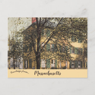 Huis Nathaniel Hawthorne in Salem Massachusetts Briefkaart