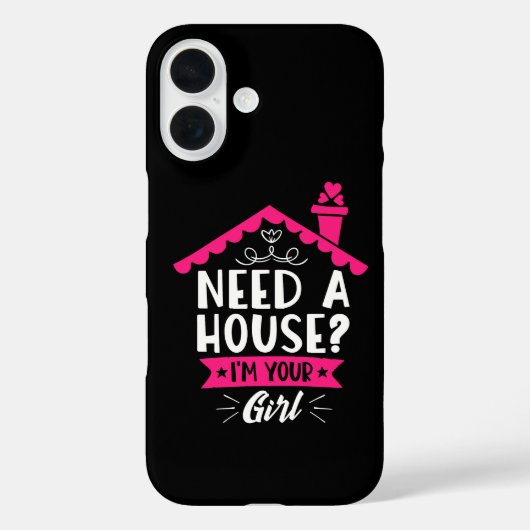 Huis Nodig Ik Ben Je Meisje Makelaar Case-Mate iPhone Case (Achterkant)
