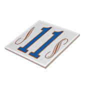 Huis nummer 11 tegeltje (Zijkant)