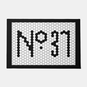 Huis Nummer Appartement  Tegel Design 37 Deurmat