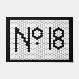 Huis Nummer Appartement  Tegel Design Deurmat