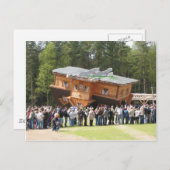 Huis ondersteboven briefkaart (Voorkant / Achterkant)