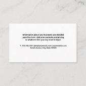 Huis onroerend goed Logo | Eigenschappen Visitekaa Visitekaartje (Achterkant)