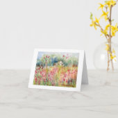 Huis op de Heuvel notecard Kaart (Gele Bloem)