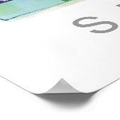 huis op een heuvel poster (Hoek)