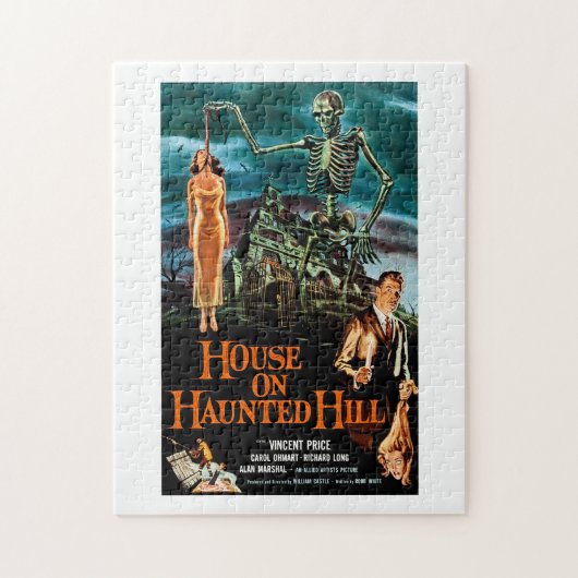 Huis op Haunted Hill (1959) Legpuzzel (Verticaal)
