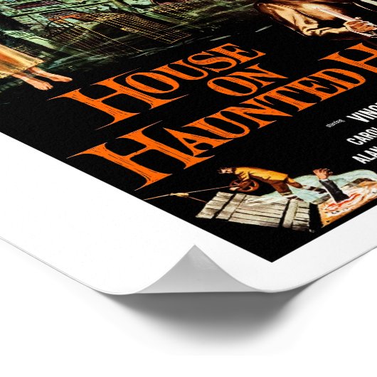 Huis op Haunted Hill (1959) Poster (Hoek)