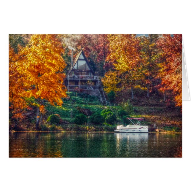 Huis op het meer (Voorkant Horizontaal)