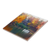 Huis op het meer tegeltje (Zijkant)