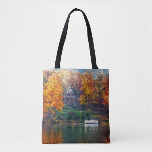 Huis op het meer tote bag (Voorkant)