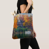 Huis op het meer tote bag (Dichtbij)
