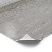 Huis op stelten op het strand van St. Peter Ording Poster (Hoek)