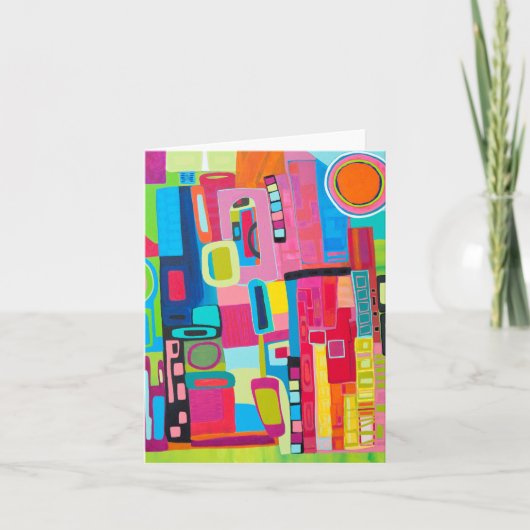 Huis Oproep Blanco Note Kaart (Voorkant)