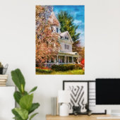 Huis - Passend voor een Koningin Poster (Thuiskantoor)