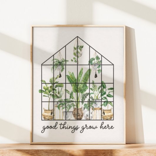 Huis Plant Goede Quote Wall Art Poster