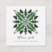 Huis Plant verlaat botanische specialist Vierkante Visitekaartje (Voorkant)