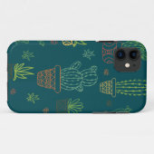 Huis Planten Cacti Illustratie Boho Cactus Case-Mate iPhone Case (Achterkant (horizontaal))