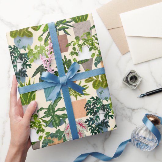 Huis Planten Cadeaupapier (Geschenken)