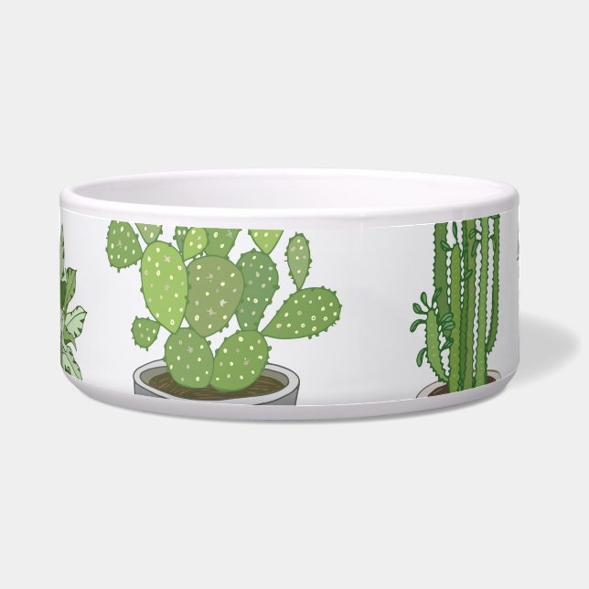 Huis planten,  doodle patroon voerbakje (Voorkant)