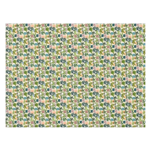 Huis Planten Tafelkleed (Voorkant (Horizontaal))