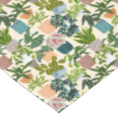Huis Planten Tafelkleed (Gekanteld)