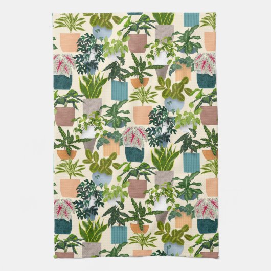 Huis Planten Theedoek (Verticaal)