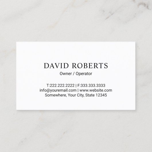 Huis Reiniging Eco Water Drop House Logo Blauw Visitekaartje (Achterkant)