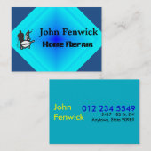 Huis Reparatie Bedrijf Visitekaartje (Voorkant / Achterkant)