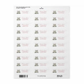 Huis Retouradres Label (Full Sheet)