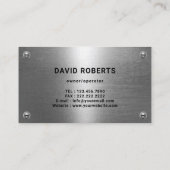 Huis Schilder Moderne Metalen Schilderij Service Visitekaartje (Achterkant)