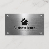 Huis Schilder Moderne Metalen Schilderij Service Visitekaartje (Voorkant)
