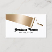 Huis Schilder Professioneel Goud Schilderen Servic Visitekaartje (Voorkant)