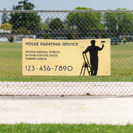 Huis Schilderdienst Promo Schutting Aanpassen Spandoek