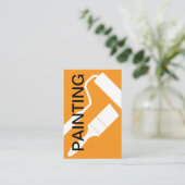 Huis Schilderen Eenvoudig Modern Cool Visitekaartje (Staand voorkant)