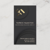 Huis schilderen professionele elegante moderne QR- Visitekaartje (Voorkant)