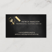 Huis schilderen professionele elegante moderne visitekaartje (Voorkant)