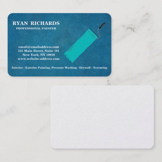 Huis schilderen Visitekaartje (Voorkant / Achterkant)