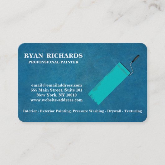 Huis schilderen Visitekaartje (Voorkant)