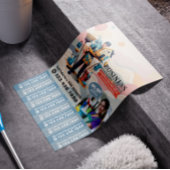 Huis schoonmaak Dienst Flyer Afscheur stroken