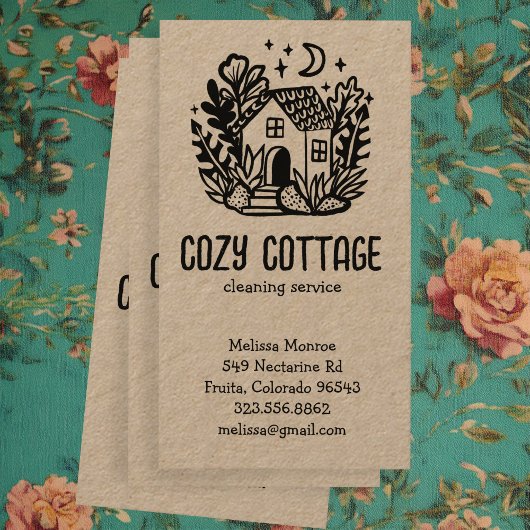 Huis Schoonmaak Diensten Schattige Huis Hand getro Visitekaartje
