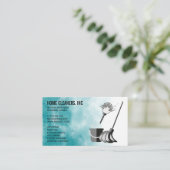 Huis Schoonmaak Gereedschap | Maids Sanitair Visitekaartje (Staand voorkant)