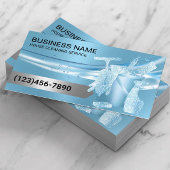 Huis Schoonmaak Huishouding Modern Blauw Visitekaartje