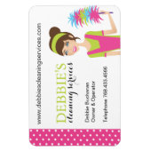 Huis Schoonmaak Marketing Magneten (Verticaal)