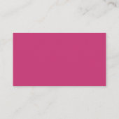 Huis Schoonmaak Roze Visitekaartje (Achterkant)