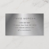 Huis Schoonmaak Service Bucket Logo Metal Visitekaartje (Achterkant)