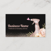 Huis schoonmaak Service Moderne Bloemenspray Clean Visitekaartje (Voorkant)