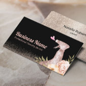 Huis schoonmaak Service Moderne Bloemenspray Clean Visitekaartje