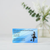 Huis schoonmaak service Moderne Visitekaartjes (Staand voorkant)