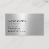 Huis schoonmaak service moderne zwarte glitter visitekaartje (Achterkant)