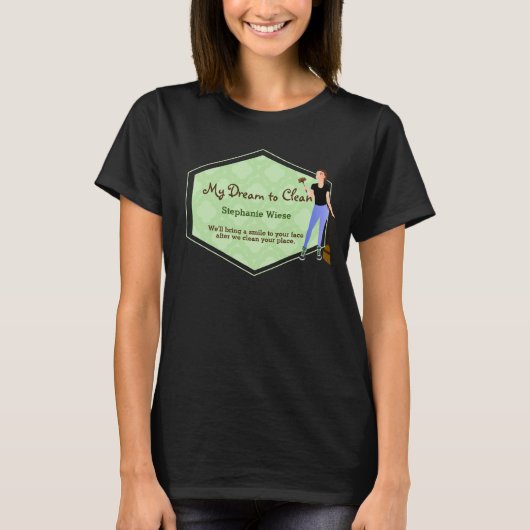 Huis Schoonmaak slogans Tshirt (Voorkant)